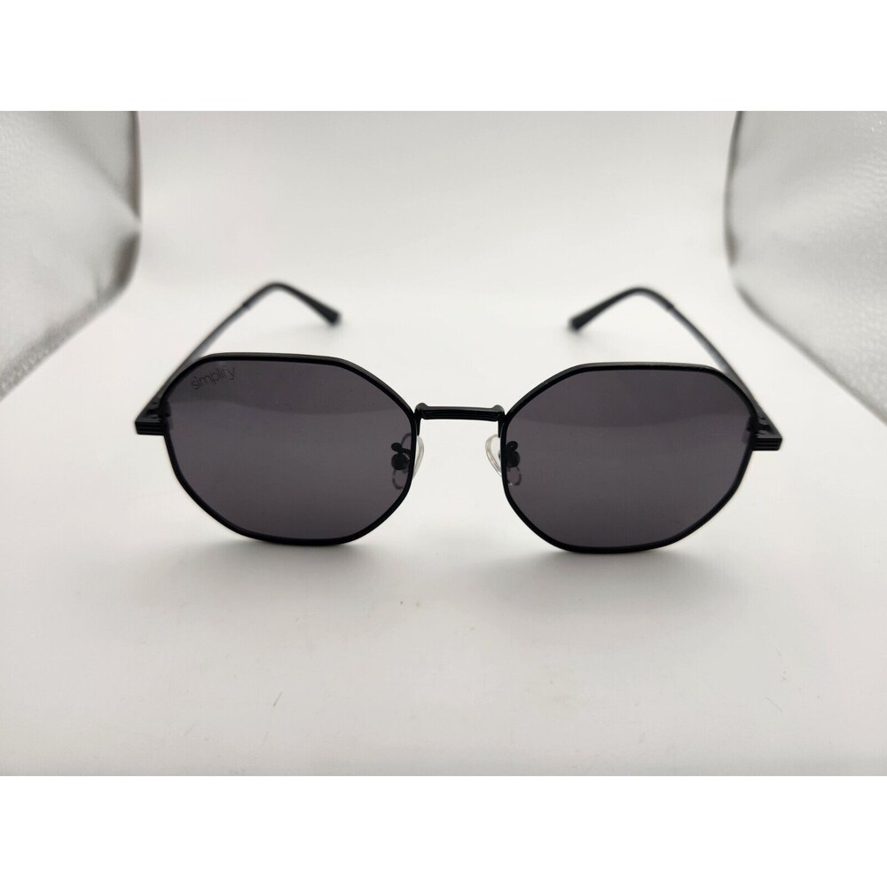 Simplify Ezra Polarized Sunglasses - Black Frame And Lens.  Sun 3